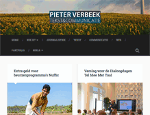 Tablet Screenshot of pieterverbeek.nl